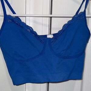 Aerie Royal Blue Lace Bralette